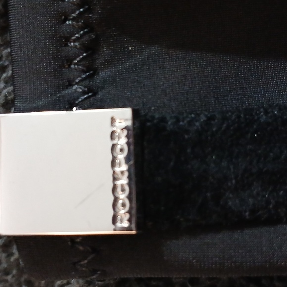 Rockport Black Suede Knee High Boots Women's Tall Black Wedge Boots size 5 - Picture 7 of 13